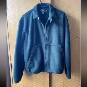 Ralph Lauren Dark Green Zip-Up Sweater